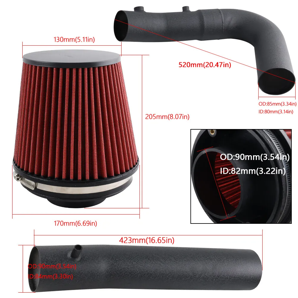 Cold Air Intake Kit for Dodge Charger, Challenger, Chrysler 300 (2011-2020) 3.6L Engine