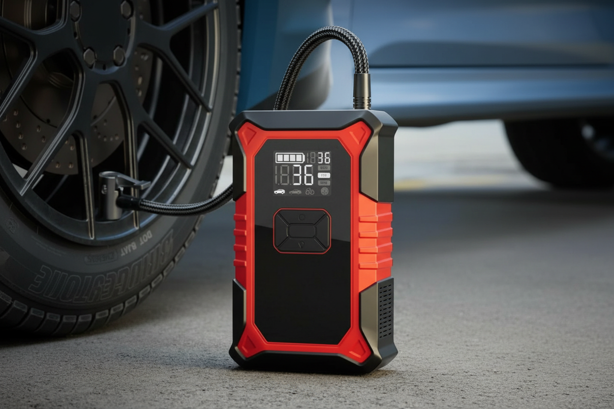 Portable Jump Starter & Air Compressor 3000A 12V Car Truck Gas Diesel Battery Charger & Booster