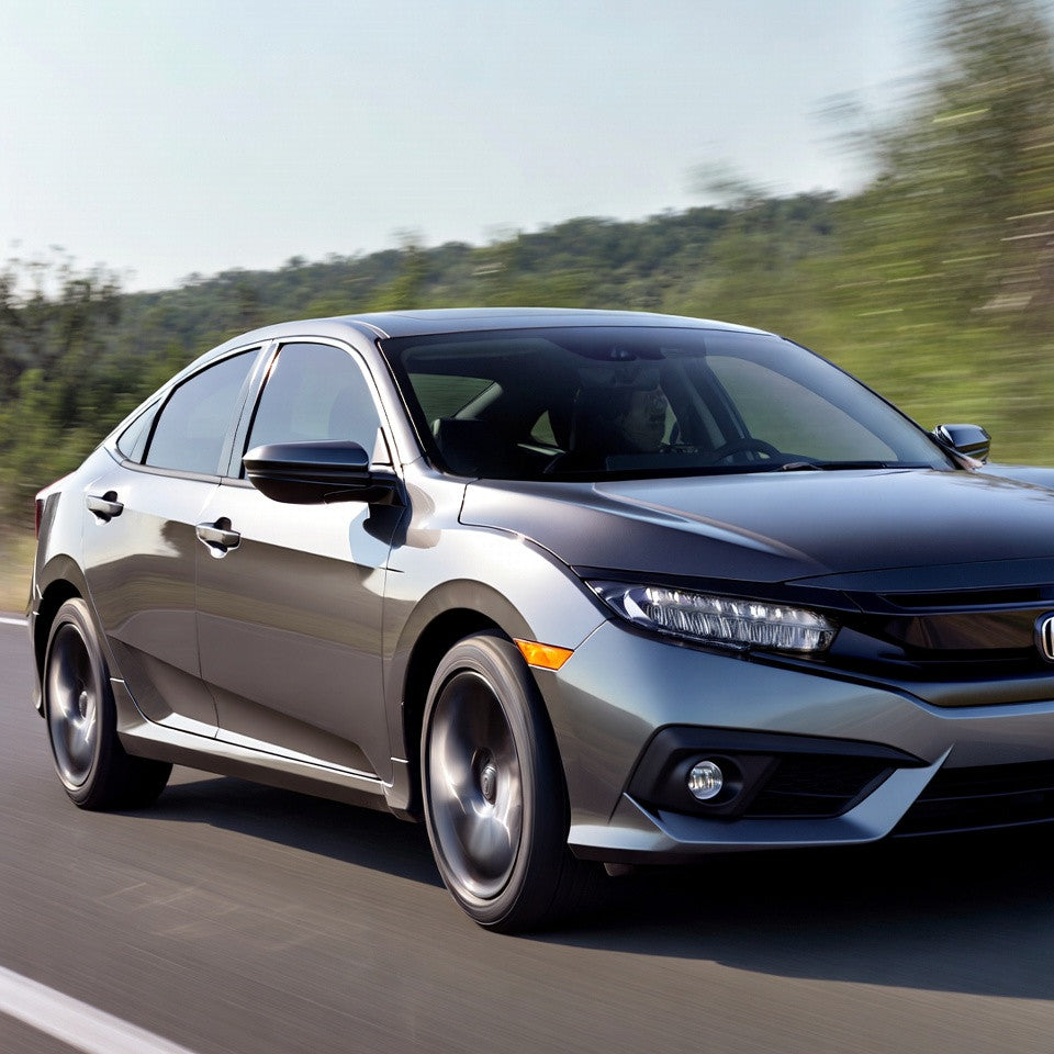 Short Ram Air Intake For Honda Civic (2016-2021) with 1.5L Engine Black