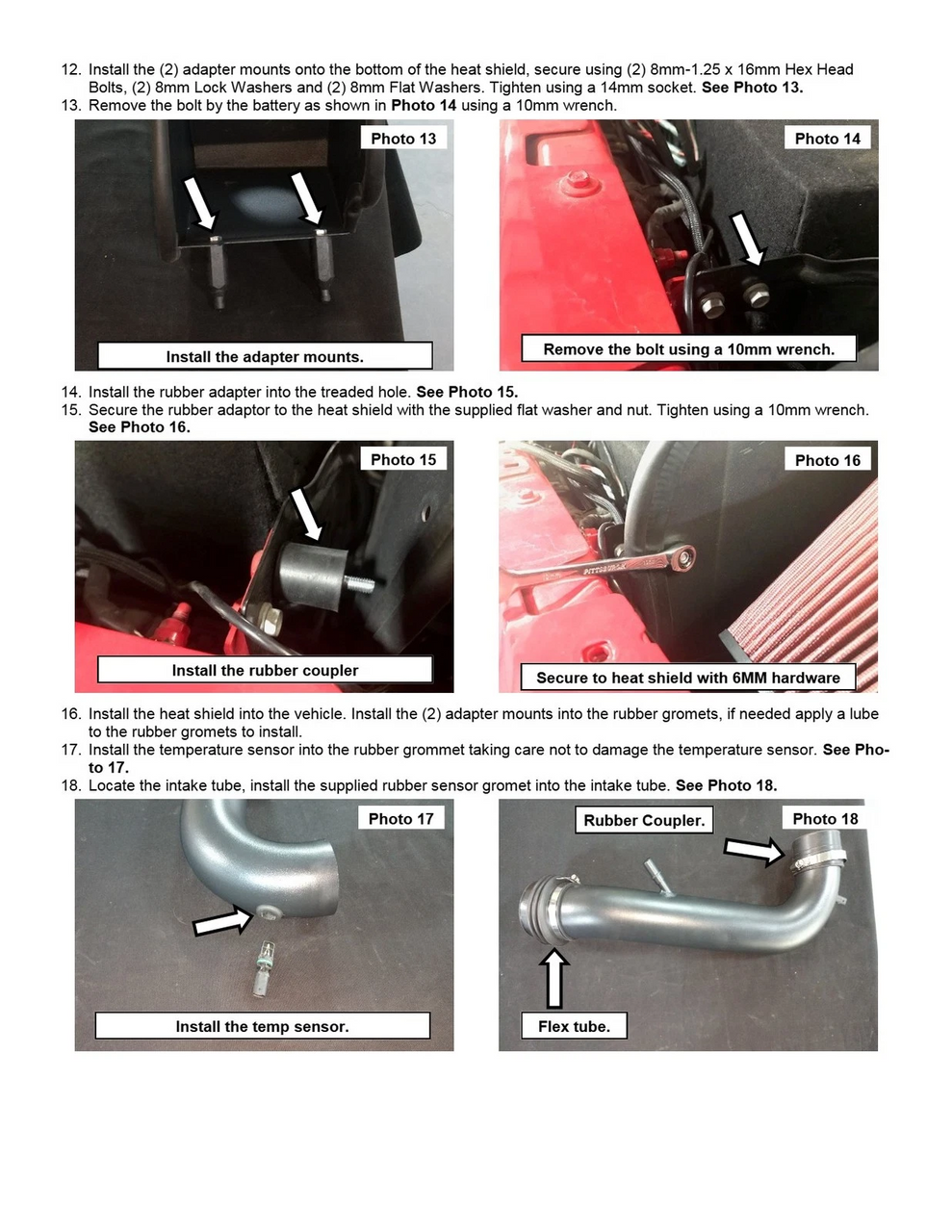 Cold Air Intake for Jeep Wrangler JL (2018-2023) / Jeep Gladiator (2020-2023) 2.0L 3.6L Engines