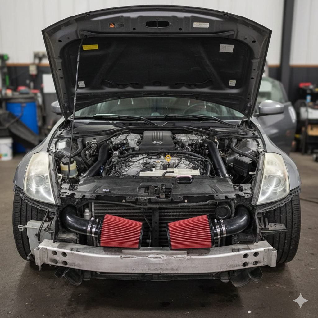 Cold Air Intake for Nissan 370Z / Infiniti G and Q Models (2007-2020) 3.7L V6 Engine