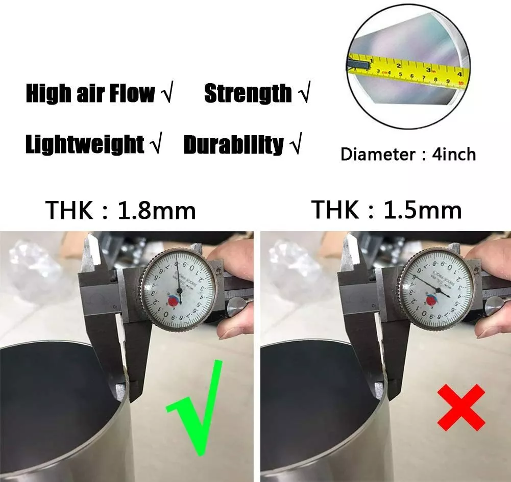 Cold Air Intake for GMC/Chevy (1999-2006) V8 4.8L/5.3L/6.0L Engines Black