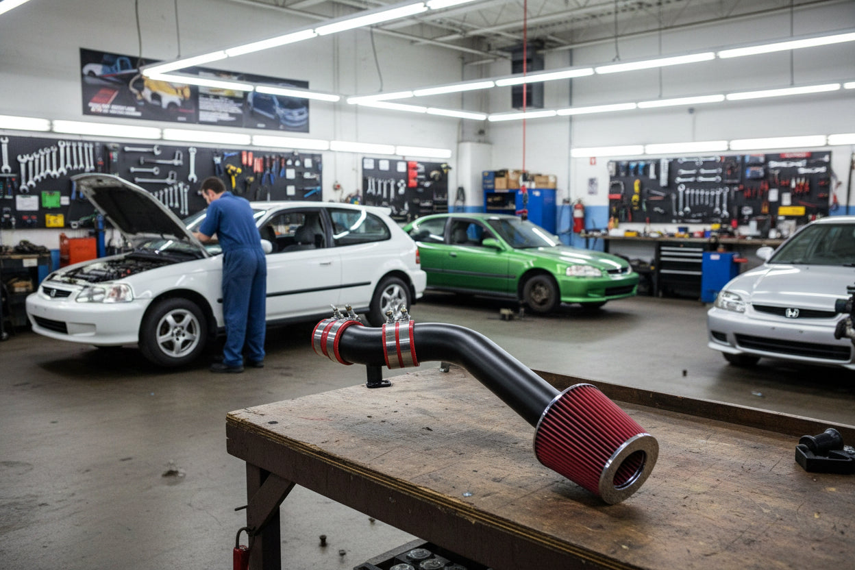 Cold Air Intake for Honda Civic CX/DX/LX (1996-2000) 1.6L Engine Default Title