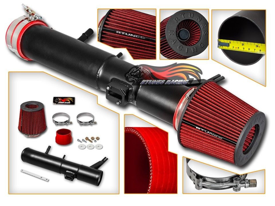 Cold Air Intake for Ford Mustang (2011-2014) 3.7L V6 Engine - Black