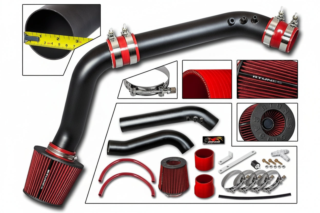 Cold Air Intake for Civic DX/LX/EX (2012-2015) 1.8L Engine - Black