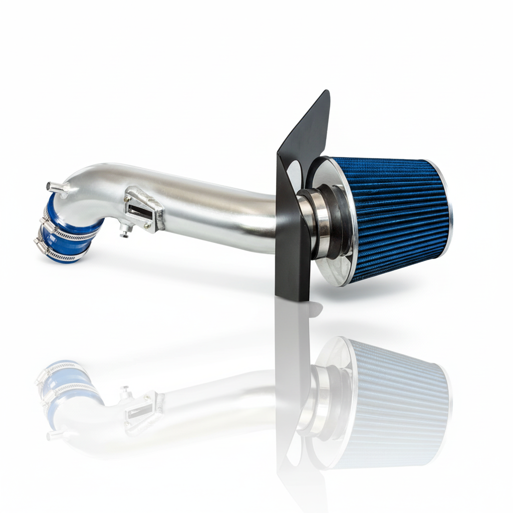 Cold Air Intake W/Heat Shield For Honda Accord (2013-2017) LX EX SE With 2.4L Engine - Blue