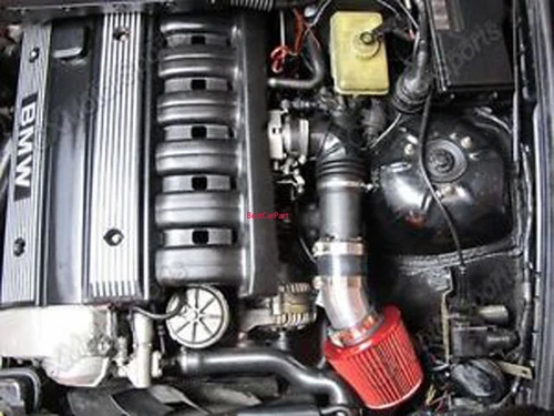 Cold Air Intake for BMW E46 325i 325ci 325xi 328i 328ci (1999-2006) 2.3L 2.5L 2.8L Engines - Black