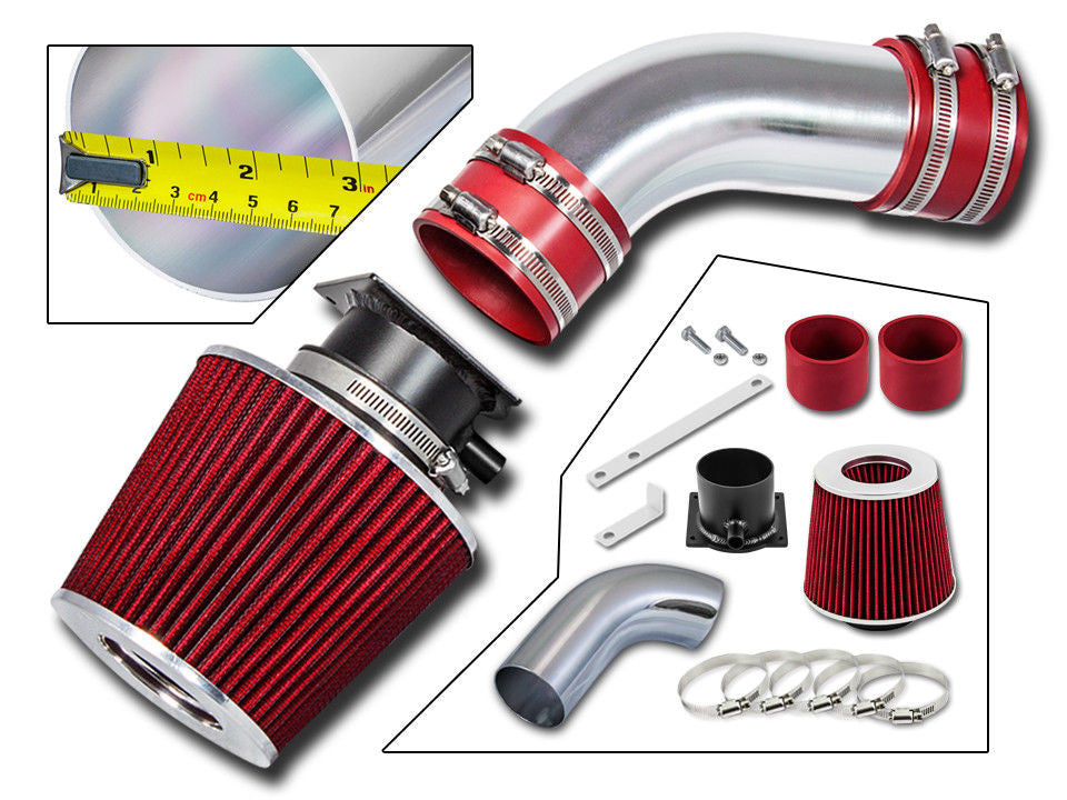 Cold Air Intake for AUDI A6 (1996-2000) 2.8L Engine - Red