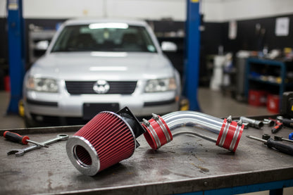 Cold Air Intake for Volkswagen Passat (1998-2005) 2.8L Engine - Red Default Title