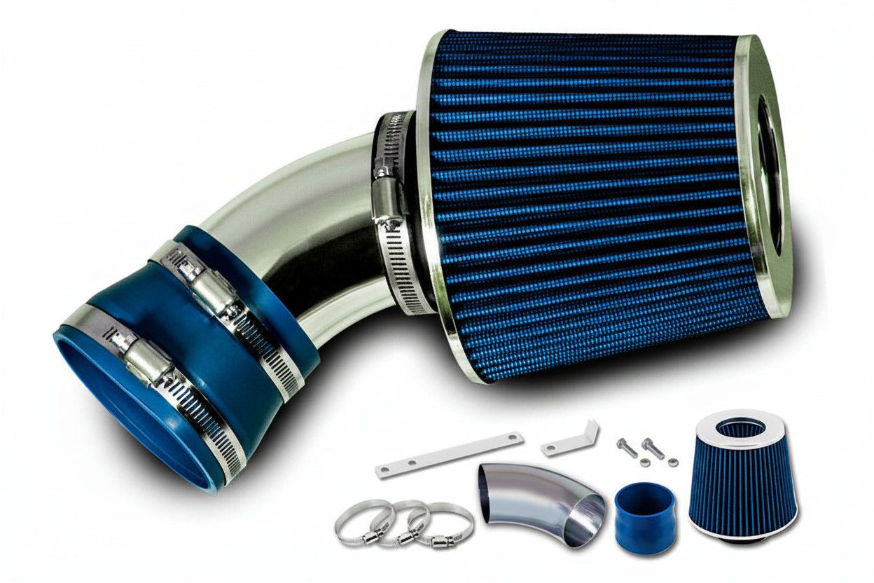 Short Ram Air Intake Kit for BMW X5 E35 (2000-2003) with 3.0L I-6 Engine | 4.4L / 4.6L / 4.8L -V8 Engine Blue
