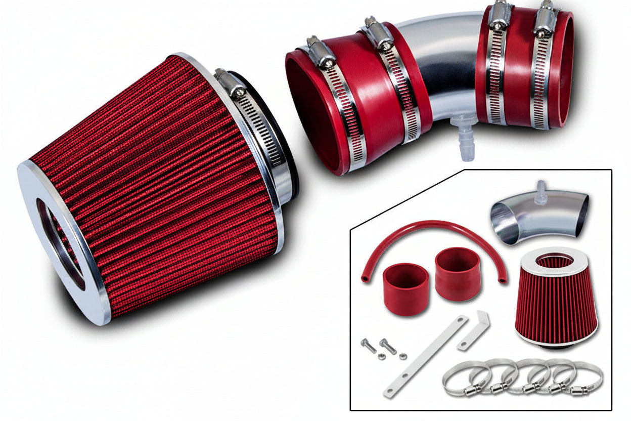 Sport Ram Air Intake Kit for Chevrolet Equinox (2005-2008) with 3.4L V6 Engine Red