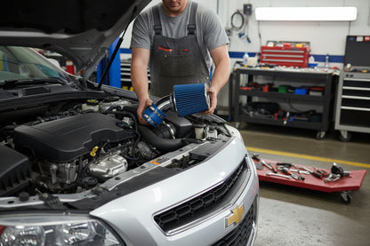 Cold Air Intake for Chevrolet Malibu (2004-2011) 3.5L 3.9L Engine - Blue Default Title