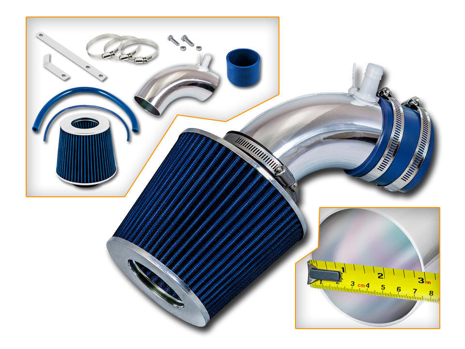 Cold Air Intake Kit for Hyundai Genesis Coupe (2010-2012) with 2.0L 4 Cylinder Turbocharged Engine Blue