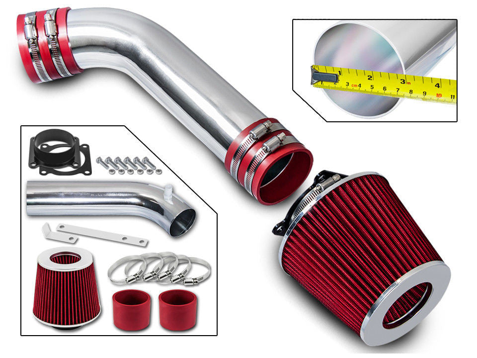 Performance Air Intake for Infiniti G35 (2003-2006) with 3.5L V6 Engine Red