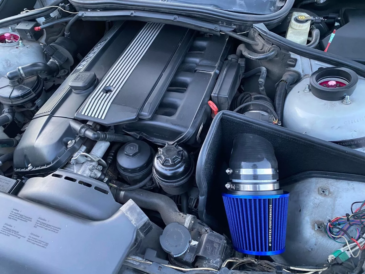 Cold Air Intake for BMW E46 325i 325ci 325xi 328i 328ci (1999-2006) 2.3L 2.5L 2.8L Engines - BLUE