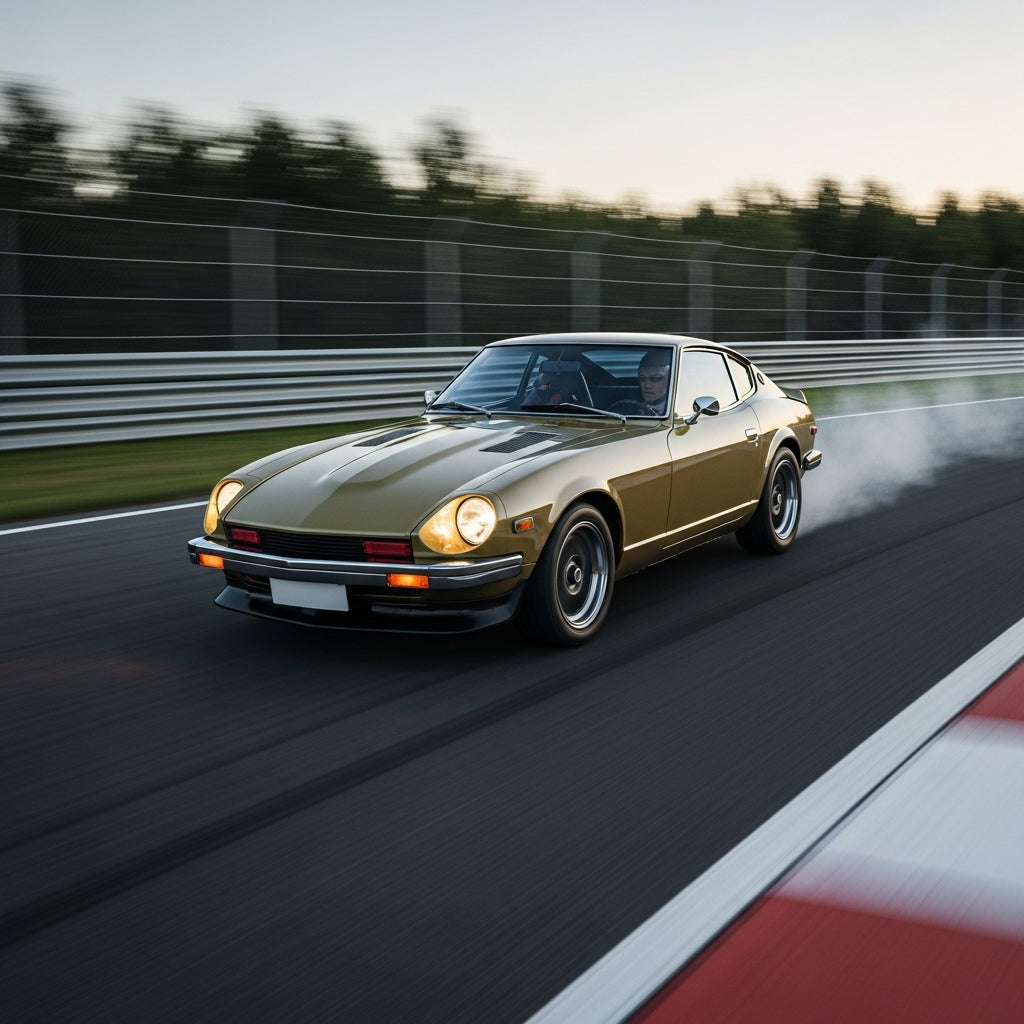 Action Shot: Datsun 280Z, 280ZX Driving Fast