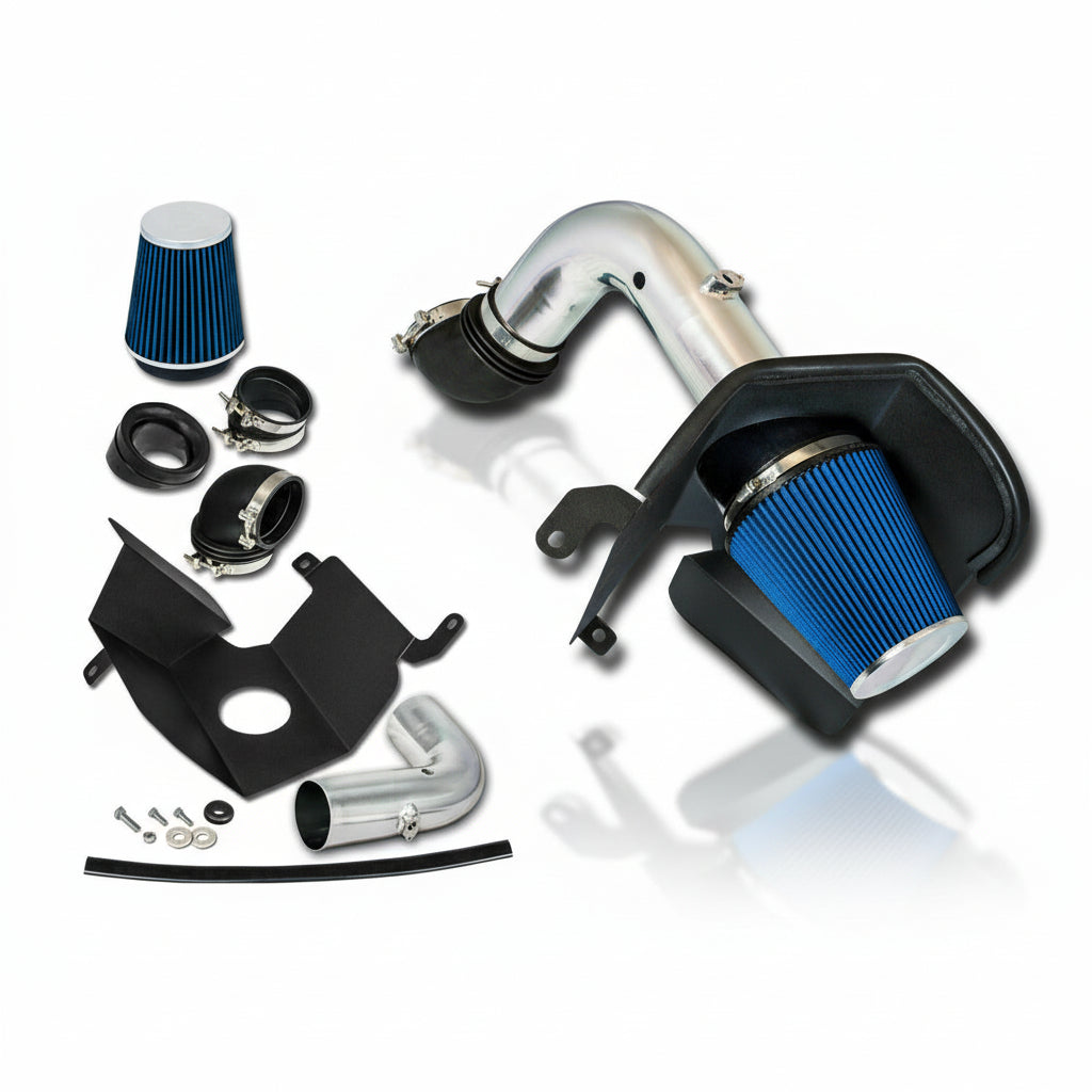 Cold Air Intake W/Heat Shield Dodge Ram (2003-2007) 2500 3500 5.9 L6 Diesel Engine Blue