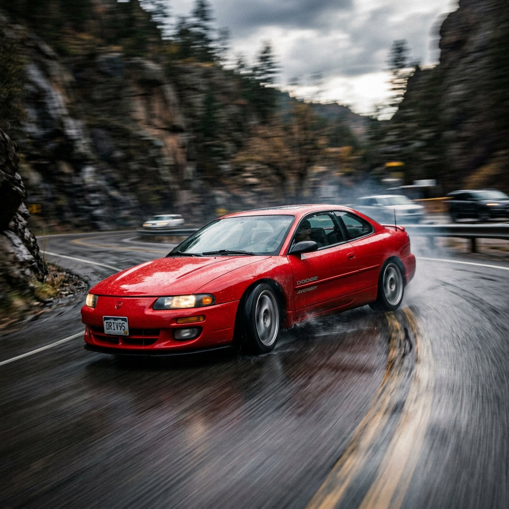 Action Shot: Dodge Avenger Driving Fast