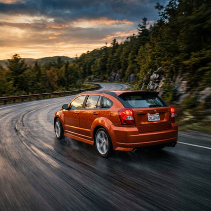 Action Shot: Dodge Caliber Driving Fast