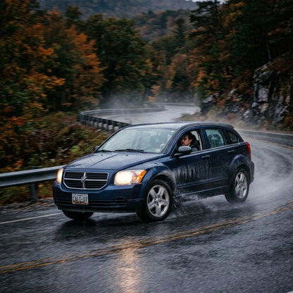 Action Shot: Dodge Caliber Driving Fast