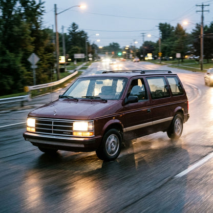 Action Shot: Dodge Caravan,Grand Caravan Driving Fast