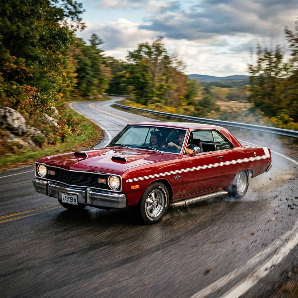 Action Shot: Dodge Dart Driving Fast