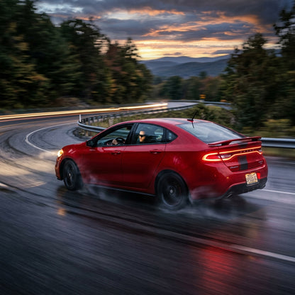 Action Shot: Dodge Dart Driving Fast