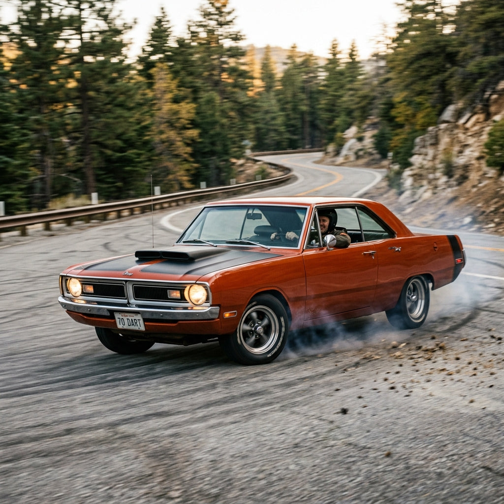 Action Shot: Dodge Dart Driving Fast