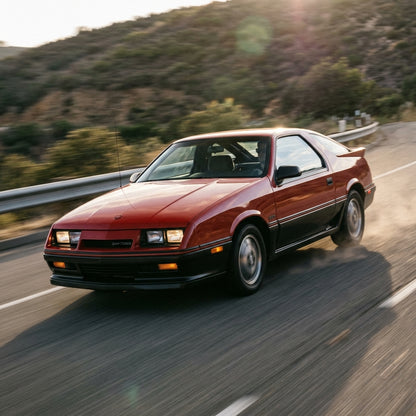 Action Shot: Dodge Daytona Driving Fast