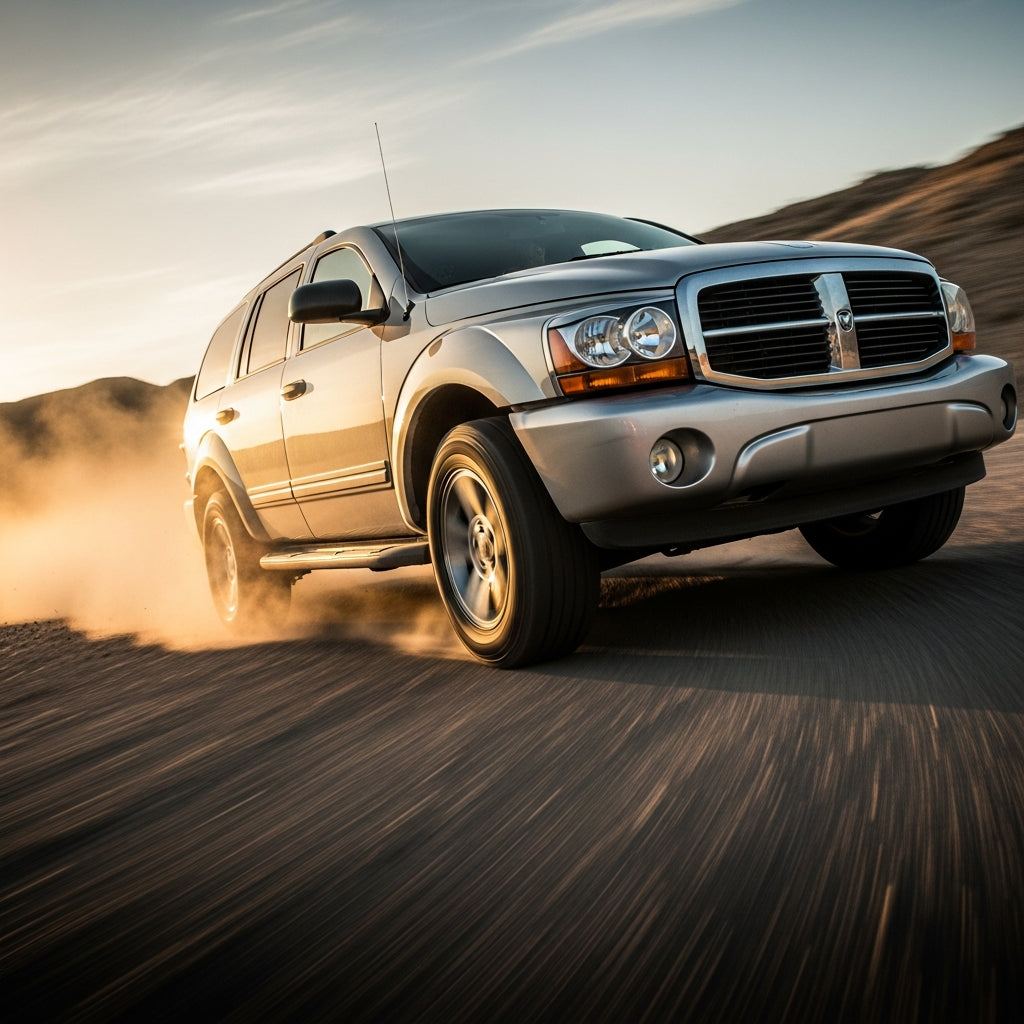 Action Shot: Dodge Durango Driving Fast
