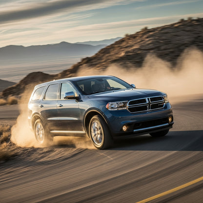 Action Shot: Dodge Durango Driving Fast