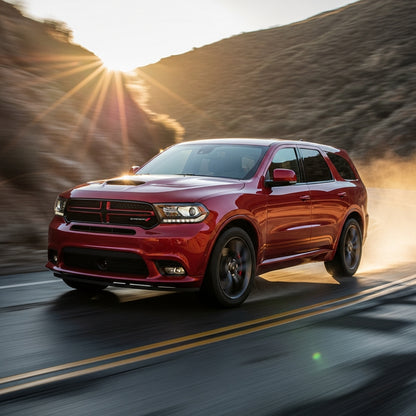 Action Shot: Dodge Durango Driving Fast