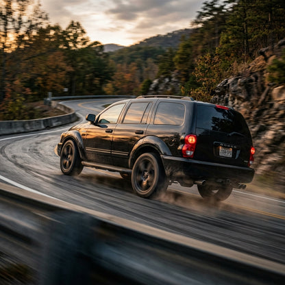 Action Shot: Dodge Durango Driving Fast