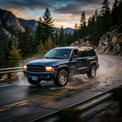Action Shot: Dodge Durango Driving Fast