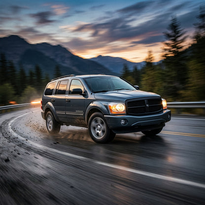 Action Shot: Dodge Durango Driving Fast