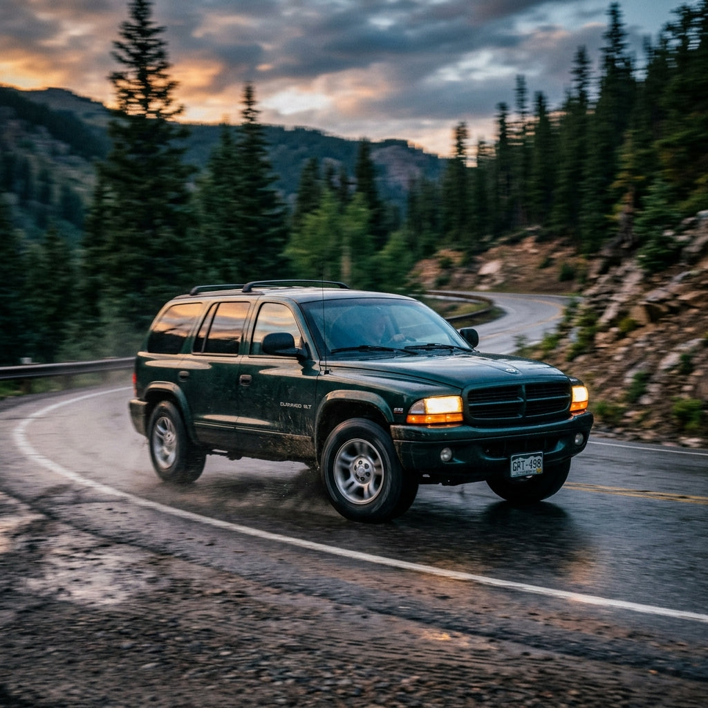 Action Shot: Dodge Durango Driving Fast
