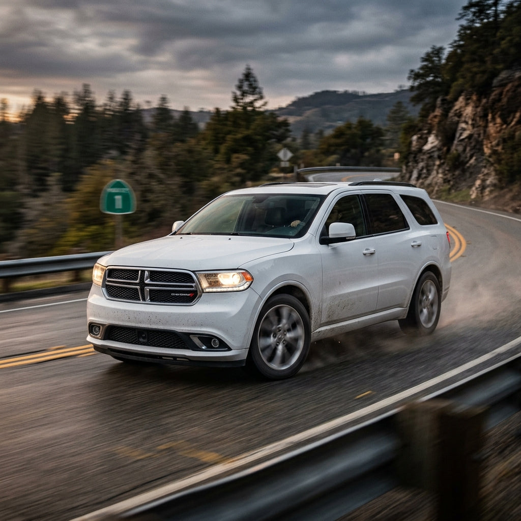 Action Shot: Dodge Durango Driving Fast