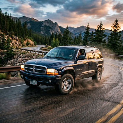 Action Shot: Dodge Durango Driving Fast