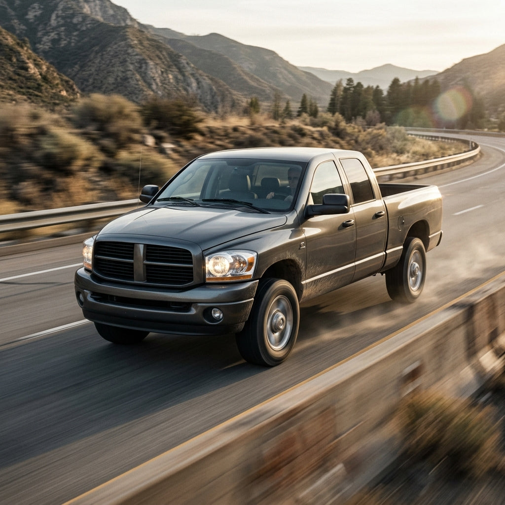 Action Shot: Dodge Durango,Ram 1500,Ram 2500,Ram 3500 Driving Fast