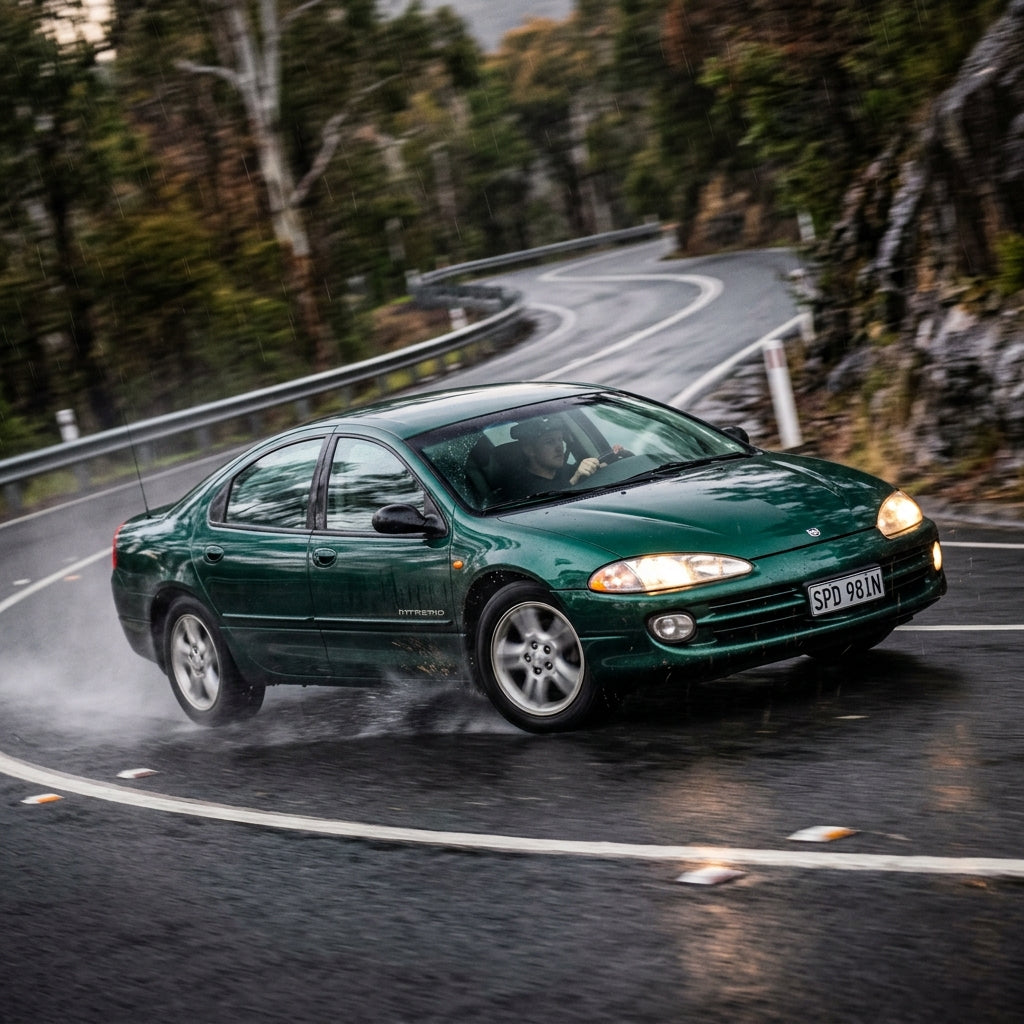 Action Shot: Dodge Intrepid Driving Fast