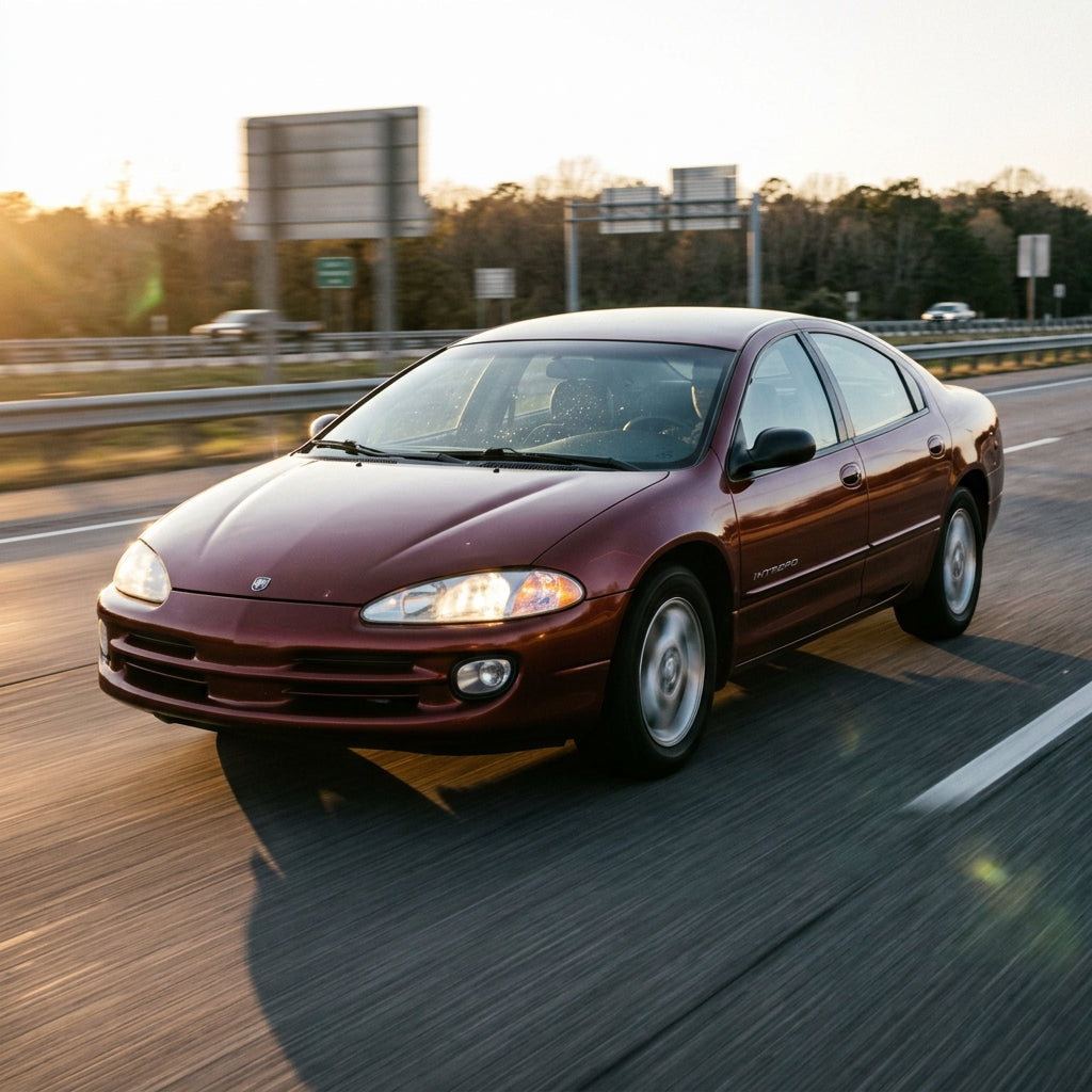 Action Shot: Dodge Intrepid Driving Fast