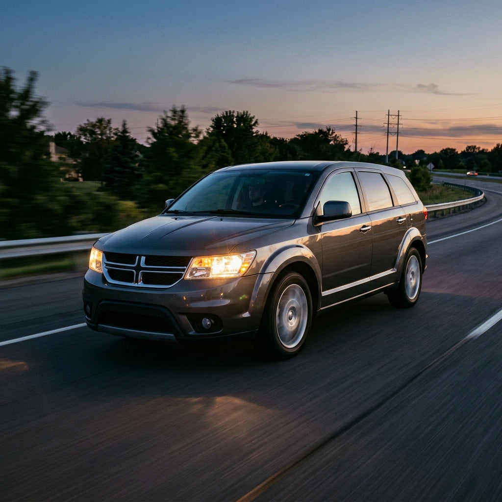 Action Shot: Dodge Journey Driving Fast