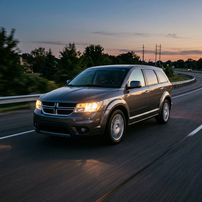 Action Shot: Dodge Journey Driving Fast
