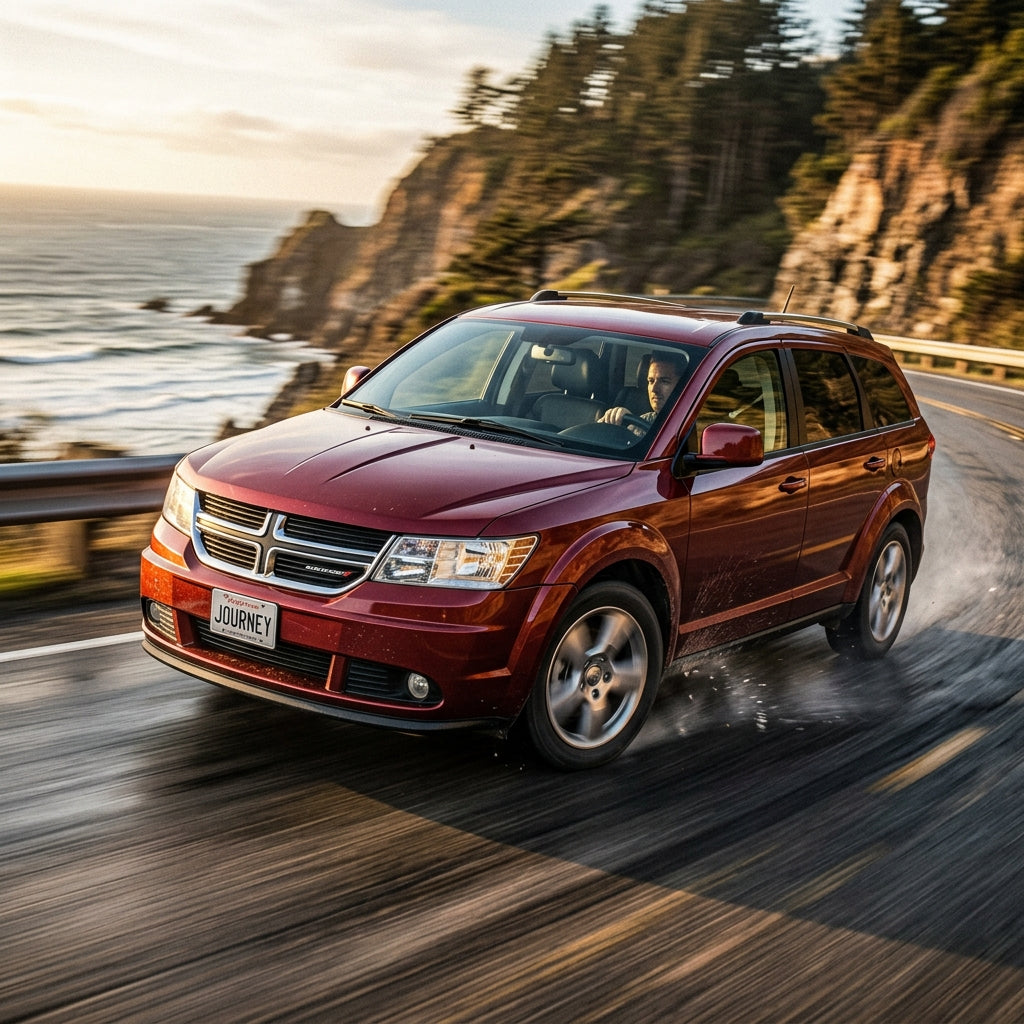 Action Shot: Dodge Journey Driving Fast