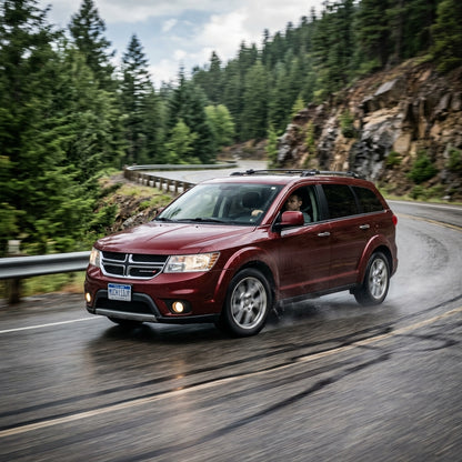 Action Shot: Dodge Journey Driving Fast