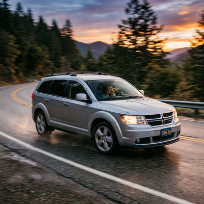 Action Shot: Dodge Journey Driving Fast