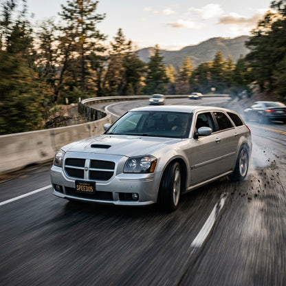 Action Shot: Dodge Magnum Driving Fast