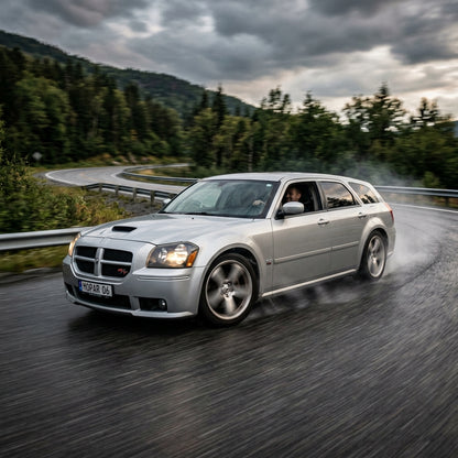 Action Shot: Dodge Magnum Driving Fast