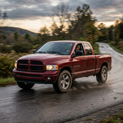Action Shot: Dodge Ram 1500 Driving Fast