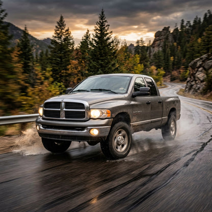 Action Shot: Dodge Ram 1500,Ram 2500 Driving Fast